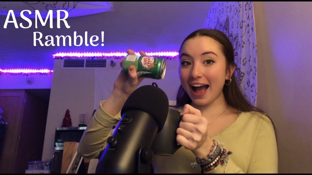 (ASMR) Ramble + Drinking Soda