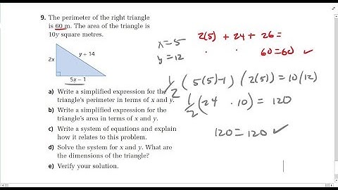 PC 20 8.2 #9 homework (Solving systems of equations ALGEBRAICALLY)