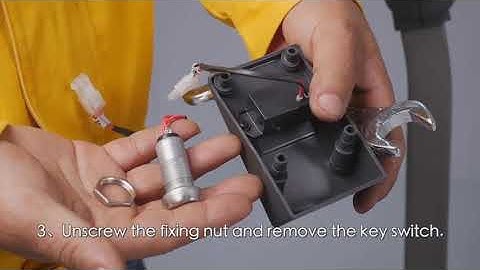 Apollolift Tutprial  6 Replace the key switch of Lithium Battery Powered Pallet Truck(Except A-1017)