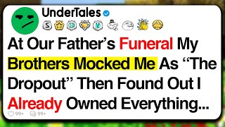 At Our Father’s Funeral, My Brothers Mocked Me As “The Dropout” Then Found Out I Already Owned...