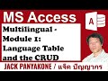 Multilingual Module1 - Adding a language table, CRUD, and form