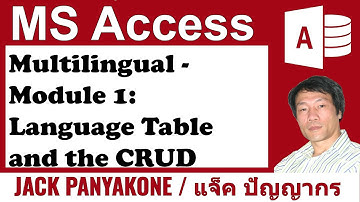 Multilingual Module1 - Adding a language table, CRUD, and form