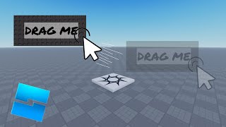 Roblox studio l Drag gui