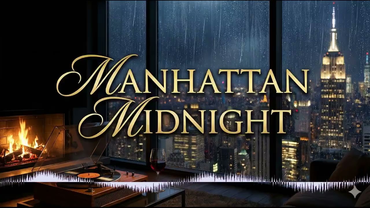 New York Jazz Lounge 🌃 Relaxing Smooth Piano Jazz for Sleep, Study & Work | Night City Ambience