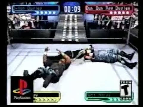 WWF Smackdown 2 Know Your Role PS1 2000 Video Game US Ad Commercial 15