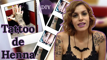 Como é feito a tatuagem de henna?