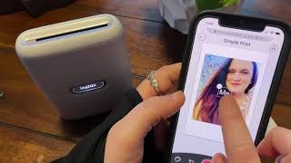 Using the Instax Link Mobile Printer!!