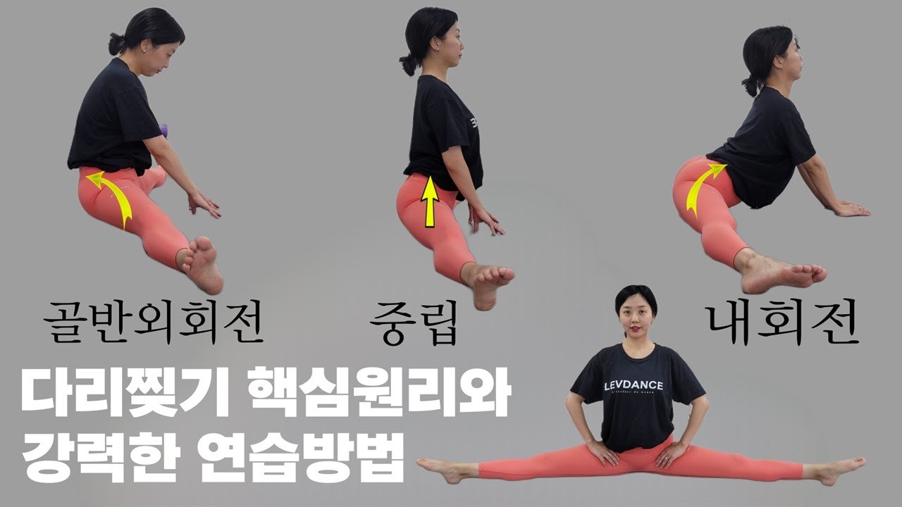 다리찢기🔥 골반을 알면 나이 성별 관계없이 할수 있어요