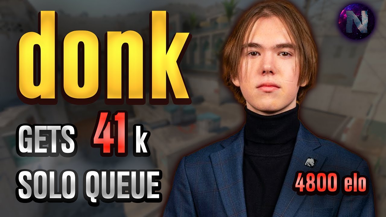 DONK Calmly Gets 41k vs Top FACEIT Players! donk POV with COMMs (Dust 2)