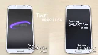 Samsung Galaxy S4 Gt I9500 And Gt I9505 Boot Up Time Comparison 2579