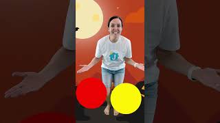 🎃what colors make orange?! #kidssong #kidslearning
