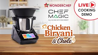 Wonderchef Chef Magic Live Cooking Workshop - Chicken Biryani and Chole