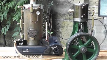 A STUART TURNER 5A STEAM ENGINE IN STEAM