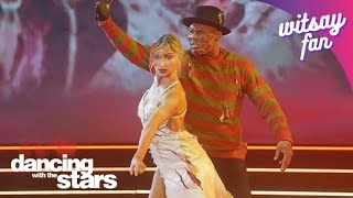 Nelly and Daniella Karagach Halloween Argentine Tango (Week 7) | Dancing With The Stars