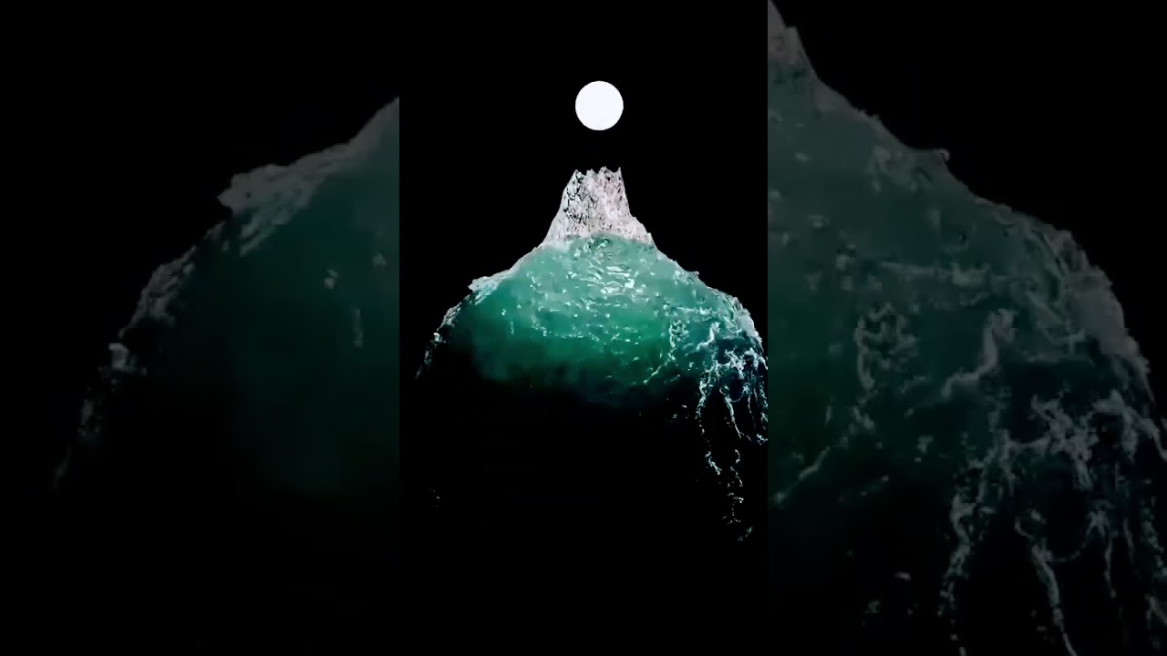 The gravitational pull of the moon || 