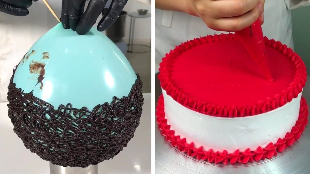 5 Fun & Creative Cake Decorating Tutorial | Most Satisfying Chocolate Cake Ideas Recipes