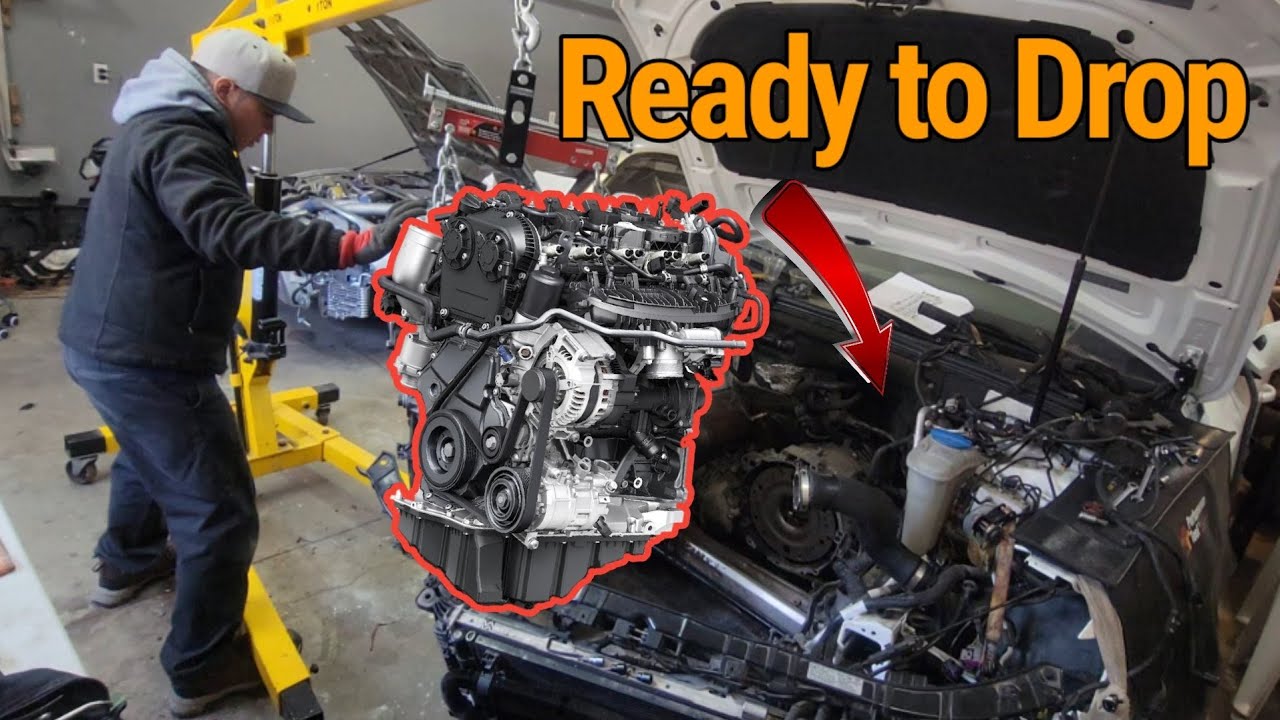 Audi A4 2.0t Engine Mounts Transmission Finally Meet Up #mechanic # ...
