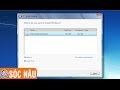Cài Windows 7 cho ổ cứng mới