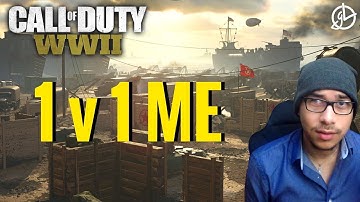 1v1 PIT CHALLENGE in COD WW2 Headquarters! THIS IS HILARIOUS!
