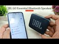 How To Pair JBL GO Essential Bluetooth Speaker Step By Step
