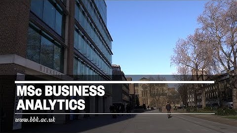 MSc Business Analytics