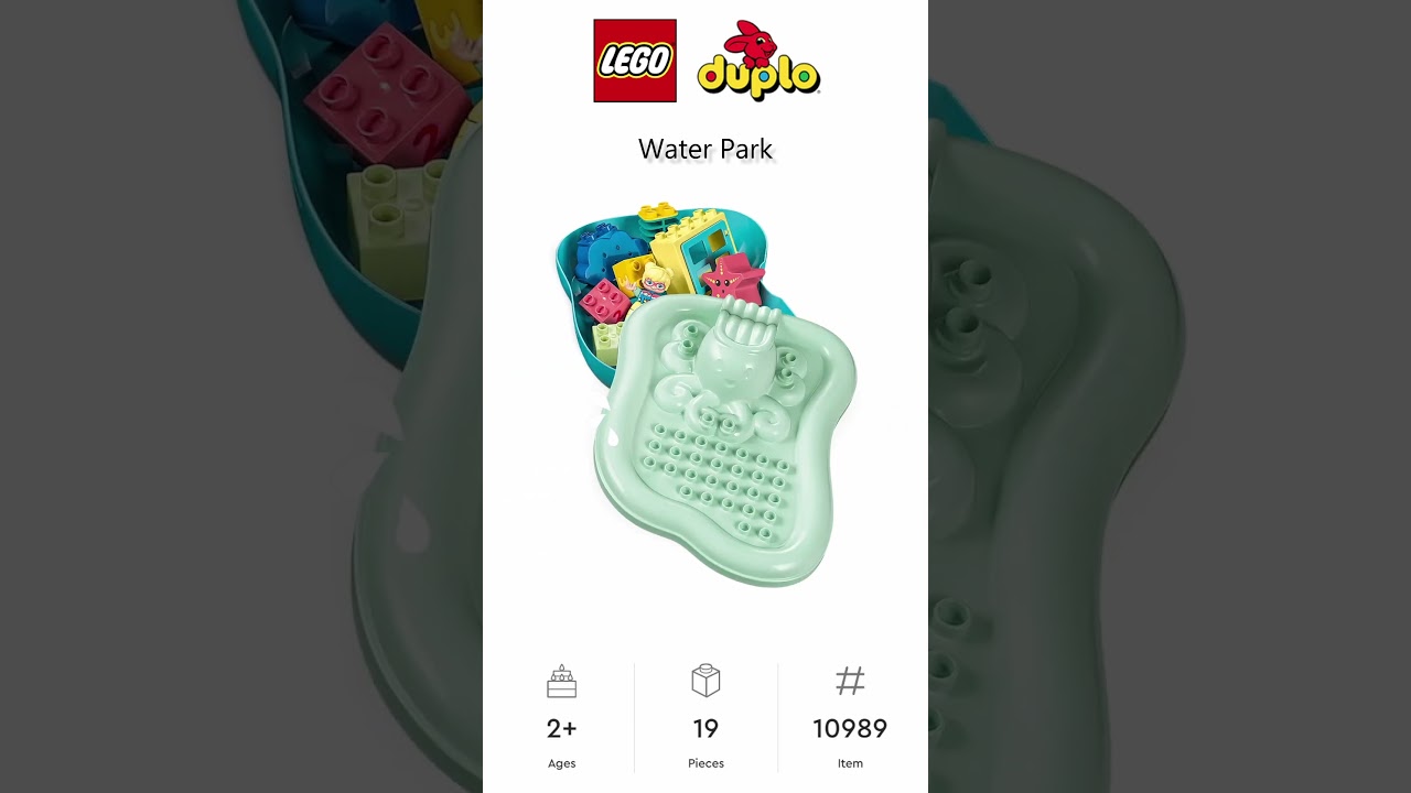 PREVIEW: LEGO Duplo, Water Park, set 10989, LEGO 2023