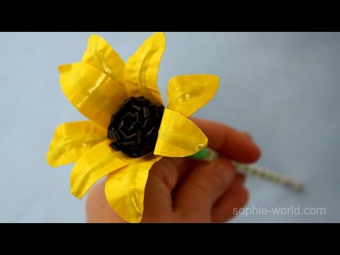 Wie ein Duct Tape Sunflower Bleistift Make | Sofies Welt