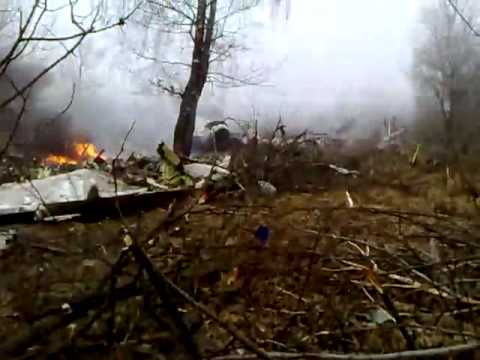 Katastrofa samolotu w Smoleńsku - film amatorski