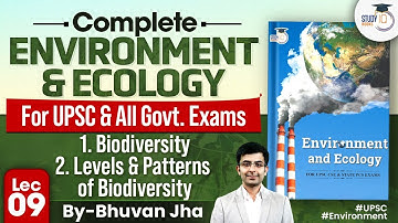 Complete Environment & Ecology | Lec 09 Biodiversity, Levels & Patterns of Biodiversity For UPSC CSE
