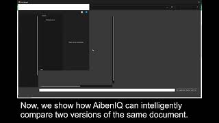 Demo of AibenIQ, a platform for AI document intelligence