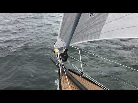 X-412 x-yachts code zero sailing carbon bowsprit X-412