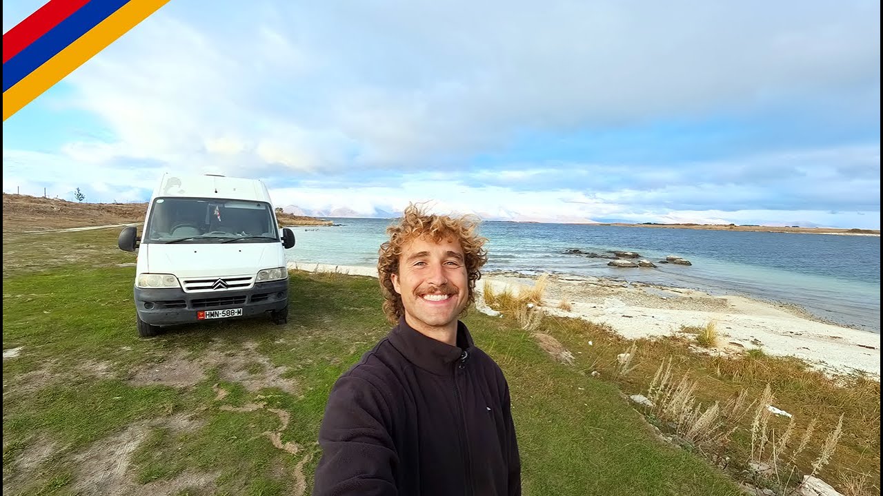 Жизнь в одиночку в фургоне в Армении | Игры на озере Севан