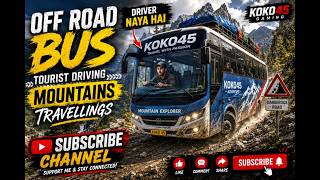 NEW DRIVER on DANGEROUS OFF ROAD MOUNTAIN  Tourist Bus Simulator KOKO45 GAMING Live Stream screenshot 5