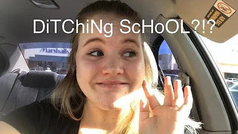 Ditching school!?! My first vlog!