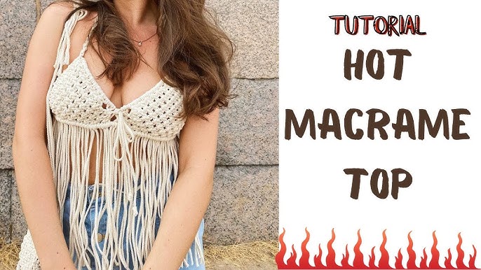 Macrame Beach Dress Tutorial - Macrame Dress Tutorial - Macrame Clothes  Tutorial For Beginners 