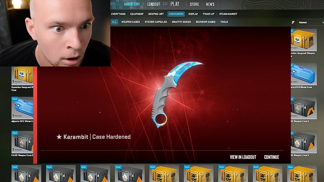 Обмен синего камня Керамбита!