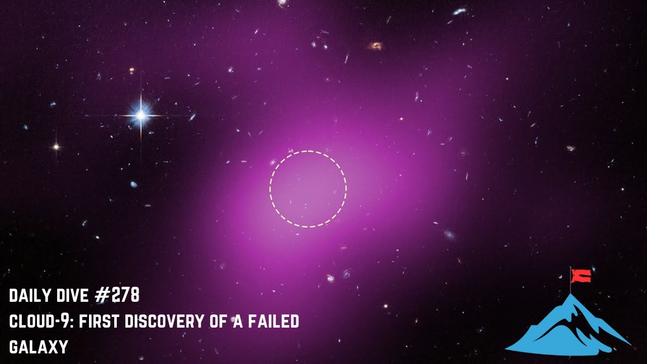 Deep space gas cloud representing the starless failed galaxy candidate Cloud 9