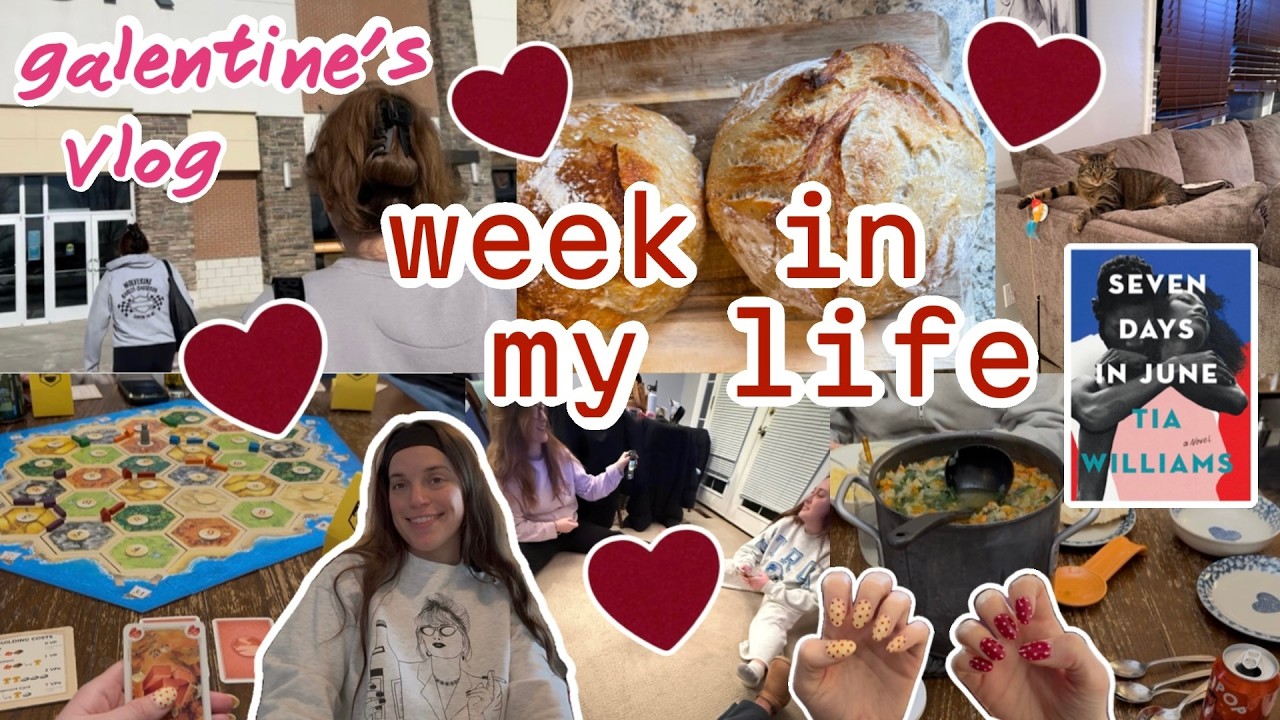 weekend in my life | reading and making sourdough 💘💞