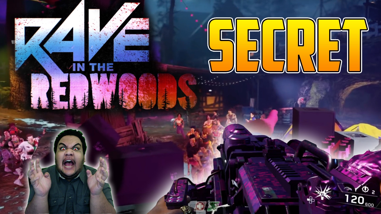 RAVE IN THE REDWOODS! SECRET SOLO RÉUSSI! INFINITE WARFARE ZOMBIES! 