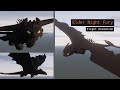 Elder night fury   3d flight animation