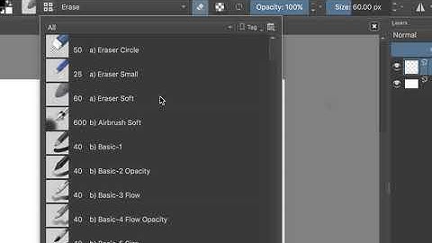 Krita 09   Saving favourite brushes to a TAG