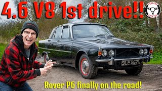 4.6 V8 Rover P6 FINALLY goes for a drive (maybe it doesnt hate me now?) With Auxito AJ01 jump pack