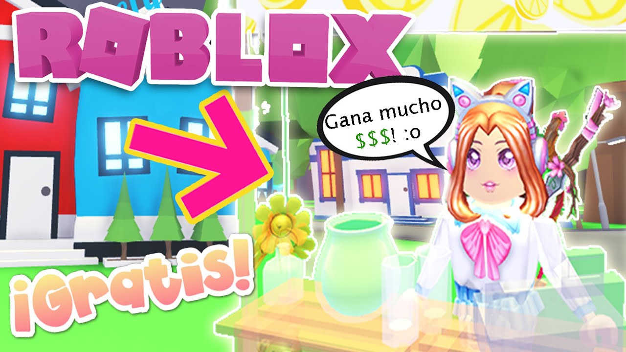 Como Tener El Nuevo Puesto De Limonada Gratis Adopt Me Roblox En Espanol Youtube