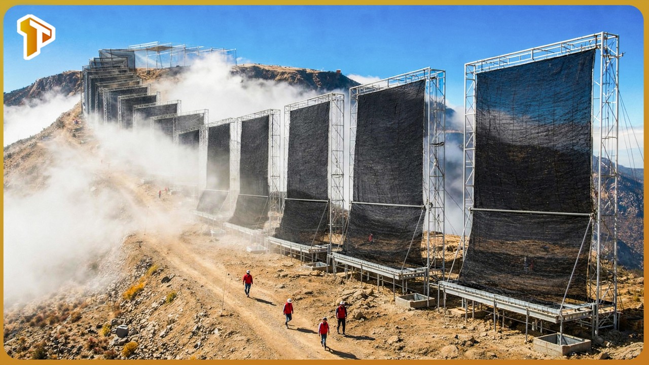 How German Engineers Produced Over 90 Million Liters of Water In Sahara Desert