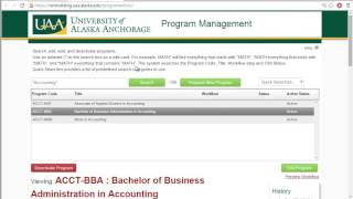 UAA CIM Training: Programs and Proposals