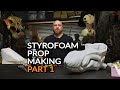 Styrofoam Prop Making Part 1: Designing, Carving & Texturing - PREVIEW