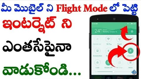 How to use internet on flight mode #flightmode #mobiledata #tips&tricks