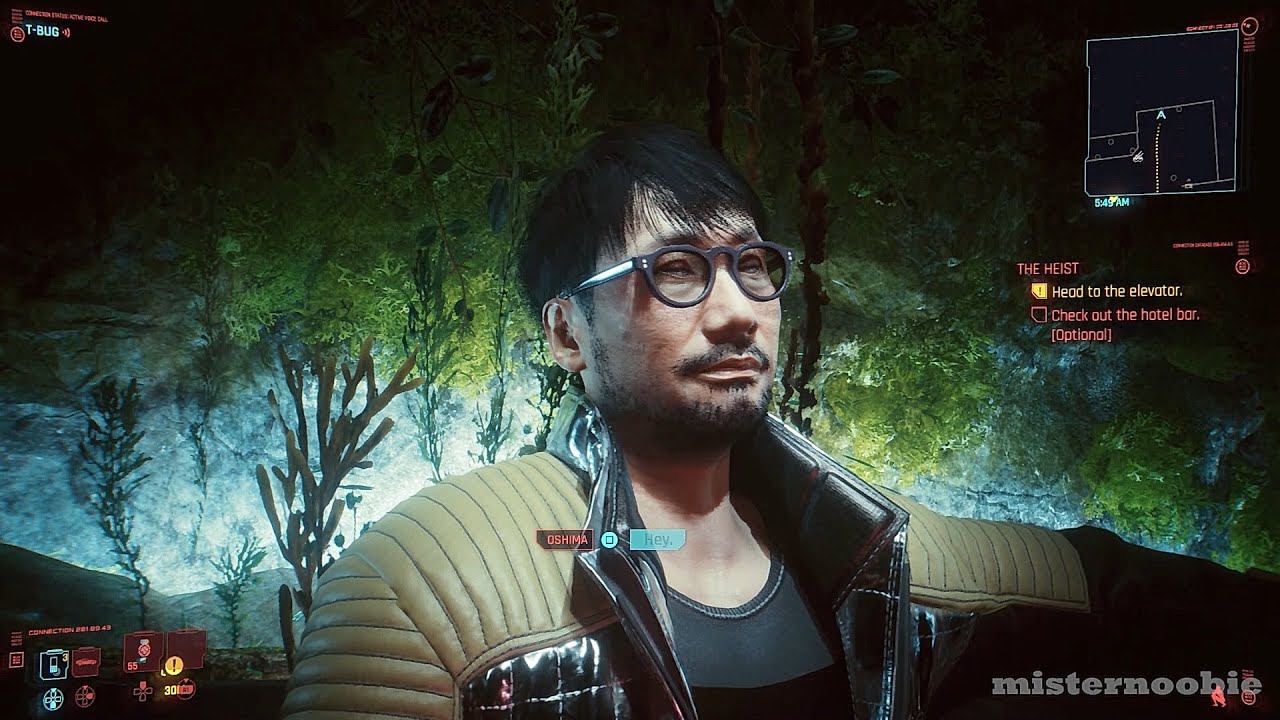 Hideo Kojima in Cyberpunk 2077 — Oshima Easter Egg 