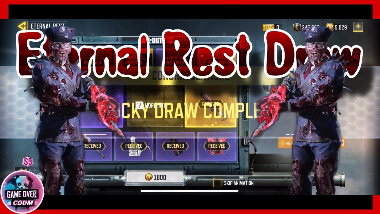Buying Full🔴Eternal Rest Draw🔴| Man-O-War-Death Scythe | Eternal Rest Draw | Call Of Duty Mobile