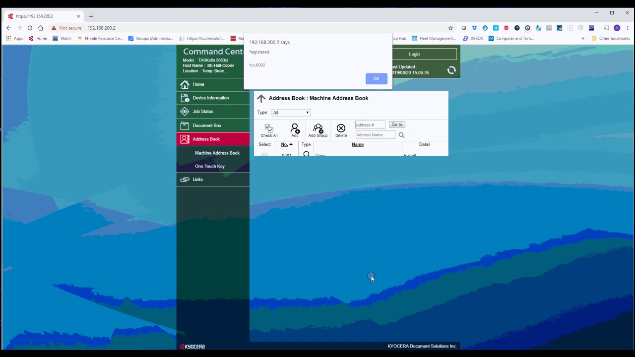 MANAGING THE ADDRESS BOOK FROM THE KYOCERA COMMAND CENTER YouTube